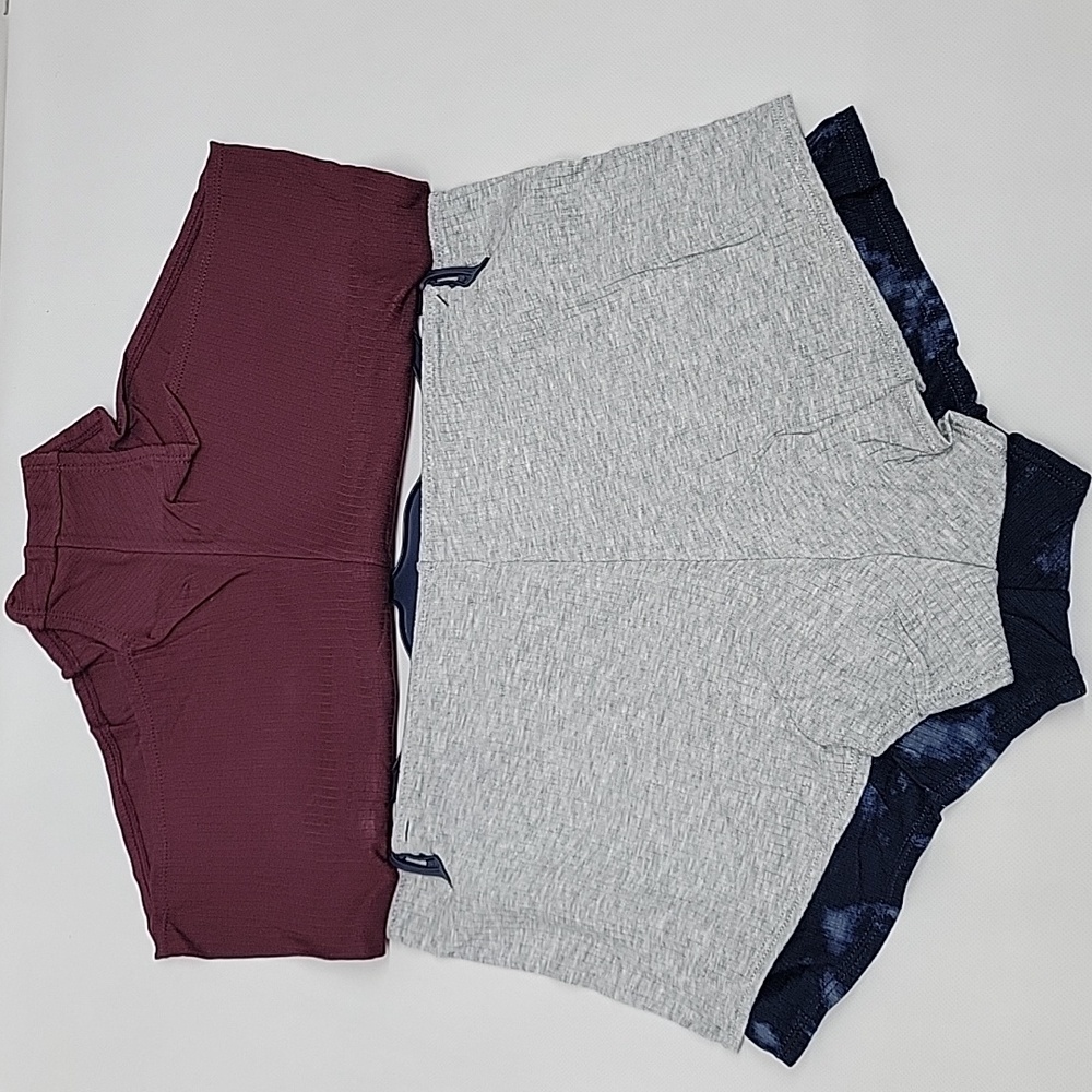 Lucky Brand Women's Boyshorts Set - Blue, Gray, Red - Picture 4 of 6
